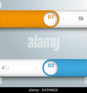 Infografica 2 linee fori circolari PiAd Foto Stock