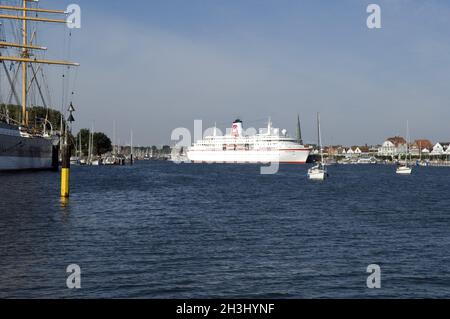 MS DEUTSCHLAND, nave da sogno, nave da crociera, Foto Stock
