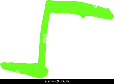 Questa è un'illustrazione di cute musical note scribbles disegnati da bambini Illustrazione Vettoriale