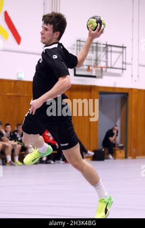 Handball LS Men U20: Germania vs. Belgio - 03.11.2017 a Steinbach Foto Stock