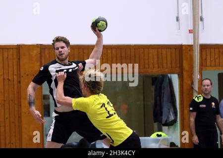 Handball LS Men U20: Germania vs. Belgio - 03.11.2017 a Steinbach Foto Stock