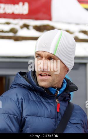 FIS World Cup Ski Jumping 17-18, Neustadt, qualifica Foto Stock