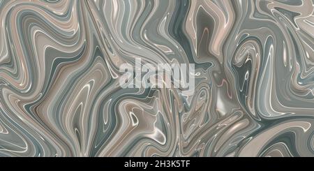 Texture astratta in marmo. Sfondo bianco e nero. Tecnica acquerello liquido. Foto Stock