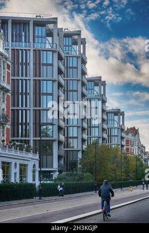 Un Hyde Park appartamenti residenziali Knightsbridge, Foto Stock