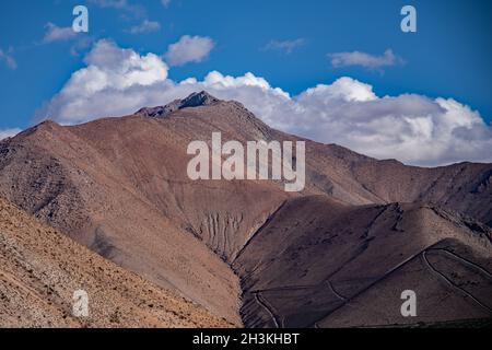 Nelle montagne della valle di Elqui Foto Stock