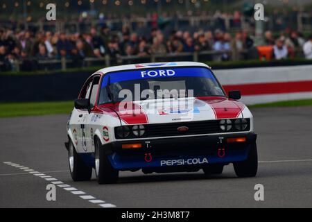 Jonathan White, Ford Capri III 3 litri S, Gerry Marshall Trophy, Gruppo 1 Saloon vetture che gareggiate negli anni tra il 1970 e il 1982, consistente in o Foto Stock