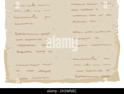 Tradizionale 'calaveras literarias' (che significa teschi letterari) in rotolo per la Giornata messicana dei morti. Illustrazione Vettoriale