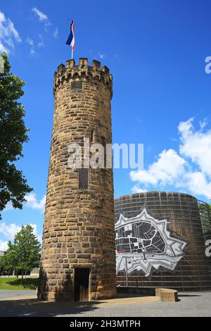 Torre medievale Foto Stock