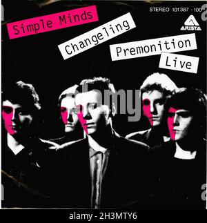 Vintage Vinyl Recording - Simple Minds - Changeling - D - 1979 02 Foto Stock