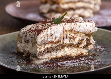 Tiramisù italiani Foto Stock