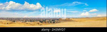 Cairo e deserto Foto Stock