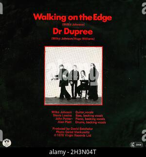 Vintage Vinyl Recording - Wilko Johnson Solid Senders - Walking on the Edge - D - 1978 01 Foto Stock