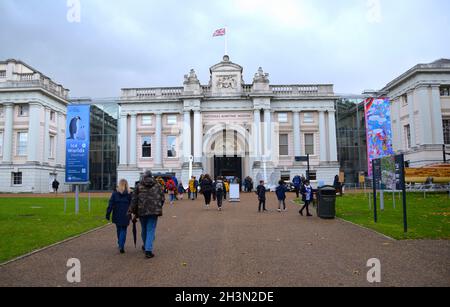 29/10/2021 Greenwich UK il National Maritime Museum Greenwich, in associazione con l'organizzazione britannica Antartico Survey, ha avuto un successo molto grande Foto Stock