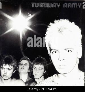 Vintage Vinyl Recording - Tubeway Army - Beggars Double Pack Backfire - UK - 1978-ReRel 79- Foto Stock