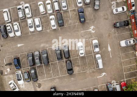 Parcheggio Taichung Foto Stock