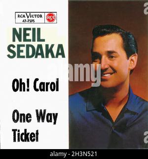 Vintage Vinyl Recording - Sedaka, Neil - Oh Carol - D - 1959 Foto Stock