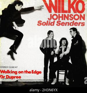 Vintage Vinyl Recording - Wilko Johnson Solid Senders - Walking on the Edge - D - 1978 02 Foto Stock