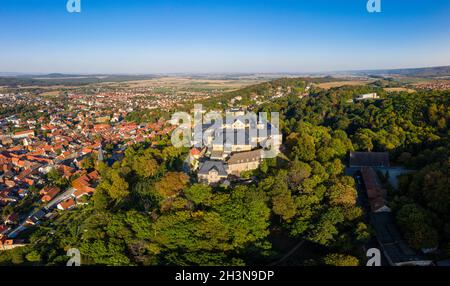 Grande castello Blankenburg Harz vista aerea Foto Stock