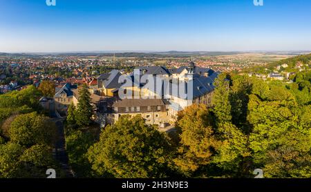 Grande castello Blankenburg Harz vista aerea Foto Stock