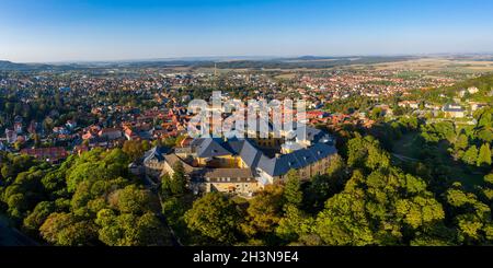 Grande castello Blankenburg Harz vista aerea Foto Stock