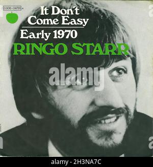 Vintage Vinyl Recording - Starr, Ringo - non è facile - F - 1971 Foto Stock