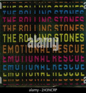 Vintage Vinyl Recording - Rolling Stones, The - Rescue emotivo - D - 1980 01 Foto Stock