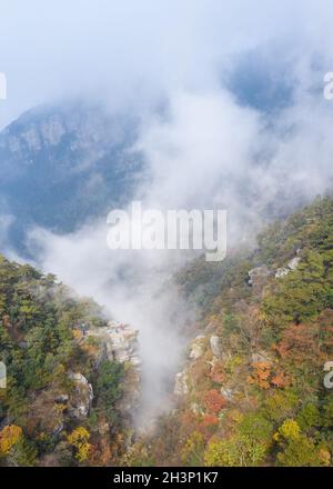 Lushan in autunno Foto Stock