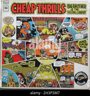 1967 Big Brother Holding Company Cheap thrills Janis Joplin LP Record Foto Stock