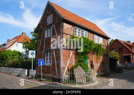 Heinrichstein a Ratzeburg Foto Stock