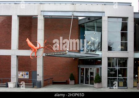 Massachusetts, New Bedford, New Bedford Whaling Museum, Johnny Cake Hill, noto anche come Bethel Street, Foto Stock