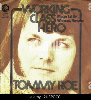 Vintage Vinyl Recording - Roe, Tommy - Working Class Hero - D - 1973 Foto Stock