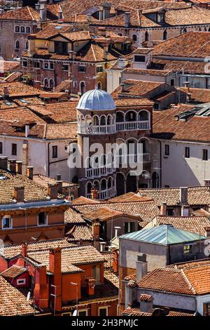 Palazzo Contarini del Bovolo a Venezia Italia Foto Stock