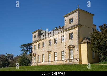 SWINDON, WILTSHIRE, UK - APRILE 25 : Casa Palladiana a Lydiard Park vicino Swindon Wiltshire il 25 aprile 2021. Persone non identificate Foto Stock