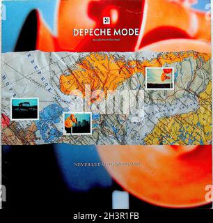 1987 Depeche Mode Never Let Me Down Again 12 pollici Single LP Record Album Vinyl 1980 A Foto Stock