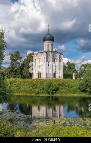 Chiesa dell'intercessione sul Nerl, Russia Foto Stock