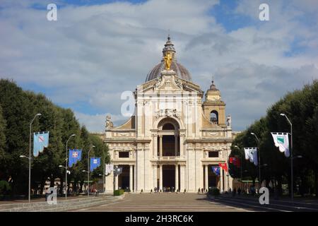 Santa Maria degli Angeli ad Assisi Foto Stock