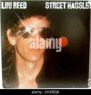 1978 Lou Reed Street hassle LP Original Vintage 1970 Record Album Vinyl Foto Stock