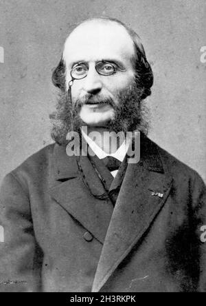 Fritz Luckhardt Fotografia del compositore francese-tedesco Jacques Offenbach Foto Stock