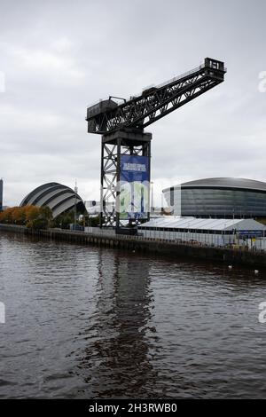 Glasgow, Regno Unito. Gli esterni delle sedi della 26a Conferenza delle Nazioni Unite sul cambiamento climatico, nota come COP26, a Glasgow, Regno Unito, il 30 ottobre 2021. Photo credit: Jeremy Sutton-Hibbert/Alamy Live News. Foto Stock