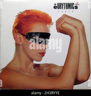 1983 Eurythmics Touch LP Annie Lennox Record Dave Stewart 1980 Original Vintage Vinyl Album A Foto Stock