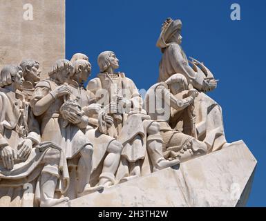 Monumento ai Discoverers a Lisbona - Portogallo Foto Stock