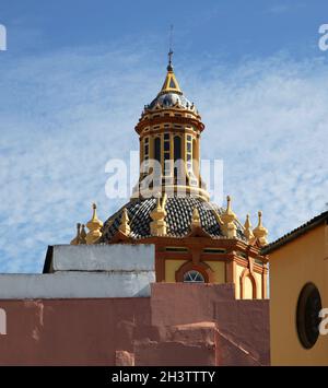 Chiesa di Santa Cruz Siviglia - Iglesia de Santa Cruz Sevilla Spain.Headquarters of the Brotherhood of Santa Cruz.Parroquia.Catholic tempio. Foto Stock