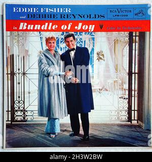 Bundle of Joy (1956) Eddie Fisher & Debbie Reynolds - Original Vinyl Record Foto Stock