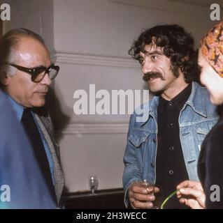 Registi rumeni di film Liviu Ciulei & Constantin Vaeni, circa 1978 Foto Stock