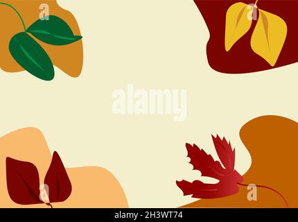 Autunno sfondo Vector Art Illustrazione Vettoriale