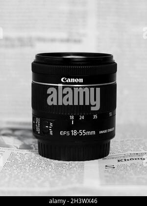 Canon EF-S 18-55mm f/4-5.6 IS USM Foto Stock