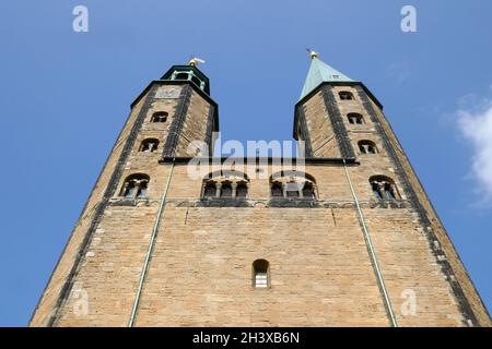 Mercato chiesa di San Cosma e Damiano a Goslar Foto Stock