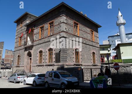 Erzurum, Turchia-Aprile 27 2013: La storica Ataturk House a Erzurum, Turchia orientale. Foto Stock