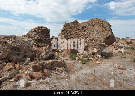 Rovinato antica capitale armena Ani Foto Stock