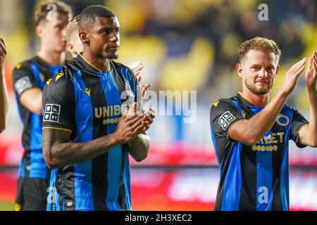 SINT TRUIDEN, BELGIO - OTTOBRE 30: Wesley del Club Brugge durante la partita della Jupiler Pro League tra Sint-Truidense VV e Club Brugge KV a Stayen il 30 Ottobre 2021 a Sint Truiden, Belgio (Foto di Joris Verwijst/Orange Pictures) Foto Stock